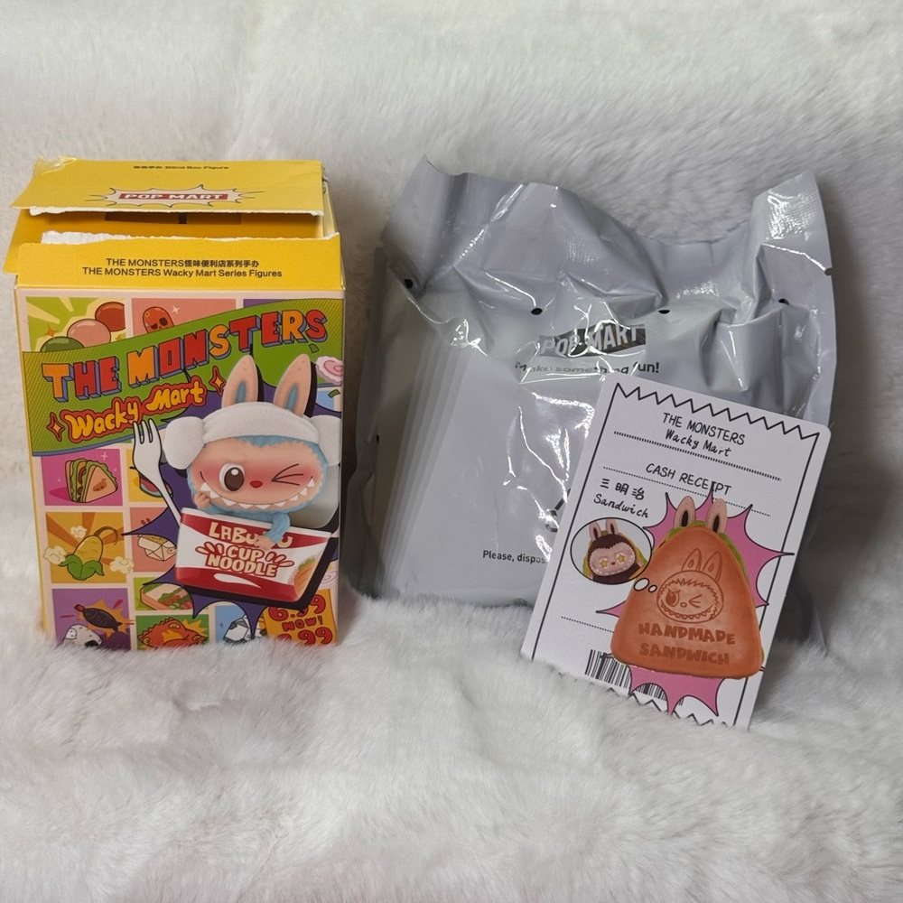 Wacky Mart Handmade Sandwich Toy Collectible Kawaii Food